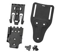 WISEONUS Adaptador de Funda táctica Airsoft Adaptador de Mallas de extracción rápida Accesorios de Base para Glock 17 1911 UPS P226 M92 Fundas o Revista (Negro)