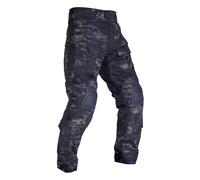 WISEONUS Pantalones Airsoft tacticos Multibolsillo Duty Pants Paintball Shooting Pantalones táctico BDU Caza Pesca con Rodilleras