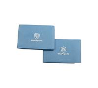 WISEPLAYERFC Banda Sujeta Espinilleras Fútbol- 2 Cintas Elásticas Guarda Canilleras de Fútbol para Adulto y Niño (Azul Celeste)