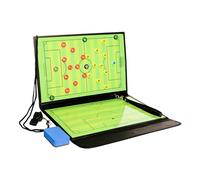 WISEPLAYERFC Carpeta Táctica Magnética para Entrenador de Fútbol con Silbato y Borrador