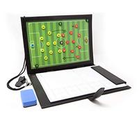 WISEPLAYERFC Carpeta Táctica Plegable para Entrenadores de Fútbol con Bolsillo