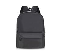 WisePoint Bolso Mochila, Mochila Viaje de Nylon Mochilas Casual para Mujeres y Hombre, Mochilas Bolso con Cremallera para Viajes, Compras, Citas (Negro,L)