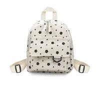 WisePoint Bolso Mochila Mujer, Mochila Mujer Viaje de Pana Mochila Pequeña con Correas Ajustables, Mochila Bolso para Viajes, Citas, Compras (beige)