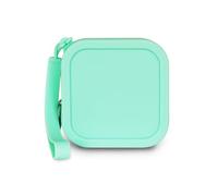 WisePoint Monedero para mujeres y niñas, monedero cuadrado de silicona, multiuso, colorido monedero para cambio, recibos y llaves, Verde, Lindo