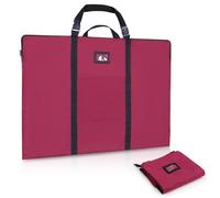 WISEPRO Funda tipo portafolio de arte A1, bolsa de carpeta de pintura de obras de arte con múltiples asas, bolsa impermeable para obras de arte, bocetos, pintura, póster, fotografía (24 x 36 pulgadas