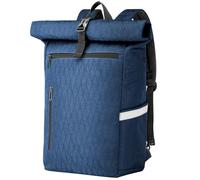 Wiserset Alforja para portaequipajes, 22 L, Mochila para Hombre, multicompartimento, con Compartimento para portátil, 2 en 1, Mochila combinada, Reflectante, Color Azul