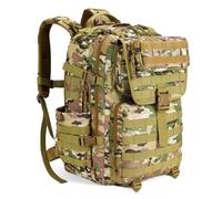 Wiserset Mochila táctica para hombre, resistente mochila militar, 45 l, mochila militar de 3 días, mochila militar grande para viajes, senderismo, camping y deportes con soporte para botellas