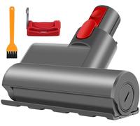Wiseten Mini Boquilla de Cabezal de Cepillo Turbo para Dyson V7 V8 V10 V11 V15, Cepillo de Repuesto para Colchón, Sofá, Asiento de Coche, Sillón, Elimina Acaros y Polvo