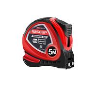 WISEUP Cinta metrica, cinturón de flexometro 5 metros profesional, cinturón de medición de autobloqueo, carcasa ABS anti - flexión, anti - caída, clip de cinturón, adecuado para ingenieros