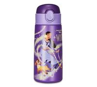 WISH - Botella térmica para niños con pajita, 460 ml, sin BPA, para guardería, escuela primaria, de acero inoxidable, mantenimiento de temperatura hasta 24 h