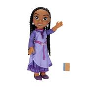 Jakks Pacific Muñeca Asha (Disney Wish) - Grande articulada 38 cm, atuendo y diario, 3 años+