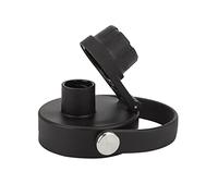 Wish Tapa torcida de boca ancha con mango flexible para hidrotermo, simple moderno, Takeya, se adapta a la mayoría de botellas de agua de boca ancha (negro, 1 unidad).