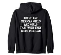 Wish You were A Mexican Girl Funny Orgullosa Herencia Vintage Sudadera con Capucha