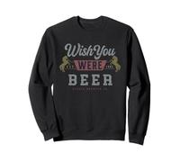 Wish You were Beer Vintage Bar Sudadera