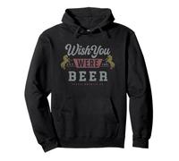 Wish You were Beer Vintage Bar Sudadera con Capucha