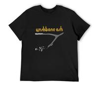 Wishbone Ash Essential Unisex 100% Cotton Short-Sleeve T-Shirts Black XXL