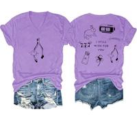 Wishbone - Camisa con texto en inglés "I Still Wish for You", camisetas gráficas divertidas para mujeres y hombres, Púrpura claro-1, 3XL