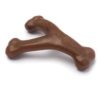 Wishbone de Benebone, un juguete para morder, con auténtico Cacahuetes mini, resistente e indicado para perros masticadores agresivos, fabricado en EE. UU.