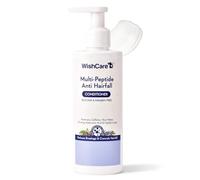 WishCare Acondicionador anticaída multipéptido para mujeres y hombres, acondicionador para cabello encrespado, agua de arroz, romero, capilia larga, ácido hialurónico y cafeína, 200 ml