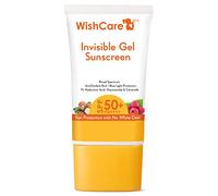 WishCare Protector solar invisible de gel SPF 50+ P para piel grasa y seca, protector solar de gel ligero sin aceite sin yeso blanco, 50 g