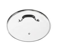 WishDirect Tapa de vidrio templado de 10.25 pulgadas compatible con sartén de hierro fundido Lodge de 10 a 10.25 pulgadas y hornos holandeses de 5 cuartos de galón