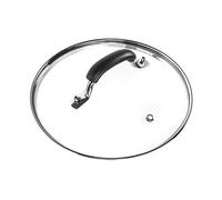 WishDirect Tapa de vidrio templado de 10 pulgadas compatible con olla instantánea de 8 cuartos de galón y Ninja Foodi, tapa universal de olla a presión eléctrica con mango de silicona resistente al