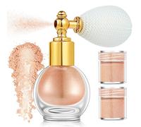 WishesMar Desnudo Spray Purpurina Polvo para Cuerpo y Pelo Glitter Brillo Spray para Ropa y Cara - Shimmer Spray Holográfico Purpurina para La Fiesta, Festival, Mascarada, Make-up con 2 Reemplazos