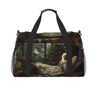 Wishing Bottle Seascape3 - Equipaje de mano para mujeres y hombres, bolsa cruzada de fin de semana para yoga, viajes, imprescindible, Negro -, Talla única