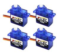 Wishiot Feetech 9g FS90R Mini Micro Servo 360 grados de rotación continua servomotor para microbit robótico helicóptero avión barco