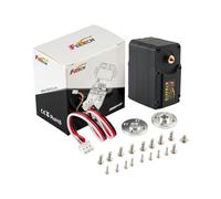 Wishiot Servomotor de bus serial de alto par de 30 kg, 12 V, codificador magnético de 360°, servo digital programable de doble eje con retroalimentación de velocidad de posición para brazo robótico (1