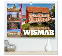 Wismar - Die Ostseeperle unter den deutschen Hansestädten (hochwertiger Premium Wandkalender 2026 DIN A2 quer), Kunstdruck in Hochglanz: Ein Streifzug durch die wunderschöne Hansestadt