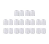 wisoolkic 10 pares de cubiertas para zapatos altos de doble apertura y resistentes al desgaste cubiertas suaves para dedos perforadas lavables y reutilizables en blíster, 3CM, S