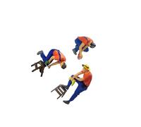 wisoolkic 164 Figuras Personas Personajes Miniatura Resina Acabado Elegante Modelos Diorama y Mejoras Ferroviarias Diorama 1/64 Escenario Modelo Accesorios Muñecas Juguetes, Conjunto Combinado 3X