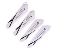 wisoolkic 4 unids/Set Durable diversas Opciones para RC Pala para Dron Piezas de Repuesto Helicóptero De Control Remoto hélice Hoja ABS Accesorio, Negro