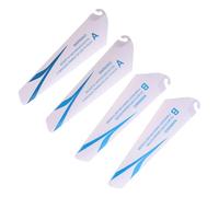 wisoolkic 4 unids/Set Durable diversas Opciones para RC Pala para Dron Piezas de Repuesto Helicóptero De Control Remoto hélice Hoja ABS Accesorio, Azul