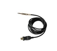wisoolkic Adaptador de cable para instrumento, conexión USB, cable para instrumento para grabación de sonido profesional sin controladores, conexión USB para bajo de guitarra y