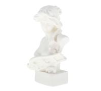 wisoolkic Adorno para casa de muñecas a Escala 1/12, Miniatura para casa de muñecas, Estatua Mujer con cítara, Accesorio Decorativo a Escala 1:12, decoración /.