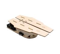 wisoolkic Avión de Papel de para Madera, Juguete Educativo, proyectos científicos Escolares y Juego experimentos Bricolaje para niños. El Lanzador Aviones Papel está Hecho para Madera, Modelo