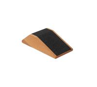 wisoolkic Bloque de cuña de corcho para sentadillas, plataforma duradera para Pilates, gimnasio, sentadillas con talón, 2 piezas con bolsa, 1 pieza, 23x12x6.5cm