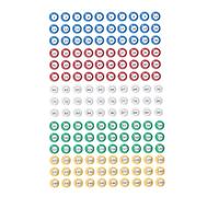 wisoolkic Bolas de Bingo, Bolas de conteo, rifa, Juegos números Multicolores, Divertidos, Eventos cumpleaños. Estas Bingo también Son portátiles. con números del 1 al 150, rifa