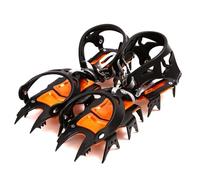 wisoolkic Botas con crampones Antideslizantes, agarres para Hielo, Tacos de tracción para Nieve, Tacos Antideslizantes y Calzado para Correr, Escalar y Hacer Senderismo.