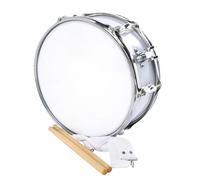 wisoolkic Caja de 13 pulgadas, instrumento de percusión con un sonido nítido para músicos principiantes en fiestas. El tambor musical es compacto y viene con correas, accesorios para caja y juguetes