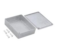 wisoolkic Caja de pedal de guitarra 1590BB aluminio, fácil ensamblar, diseñada para músicos aficionados a los proyectos hazlo tú mismo. Estuche para pedal efectos guitarra eléctrica.