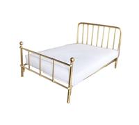 wisoolkic Cama en Miniatura para casa de muñecas: un Encantador Mueble para casa de muñecas Que CREA escenas Juego Inspiradoras. La Cama en Miniatura está Hecha Muebles Metal. Accesorios para