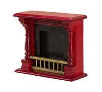 wisoolkic Chimenea Modelo en Miniatura de casa de muñecas a Escala 1/12, Regalo para niños Que adoran Las Aventuras la casa muñecas, Chimenea Modelo en Miniatura Hecha Muebles simulación