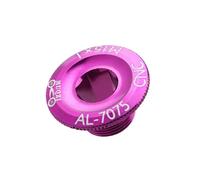 wisoolkic Cubierta de manivela de Bicicleta, Brazo aleación Aluminio, Perno bielas para Bicicletas Carretera BMX, Color Naranja, Púrpura, 2.8 x 1.42 x 1. cm