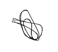 wisoolkic Cuerda de repuesto duradera para recurvo, disponible en longitudes de 129 a 178 cm. Ideal para practicar tiro con, Negro, 166 centímetros