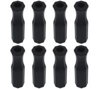 wisoolkic Empuñaduras de futbolín Premium, Mangos octogonales para mesas de futbolín estándar, Mangos de Repuesto para mesas de fútbol, Varillas de plástico de 1,6 cm para
