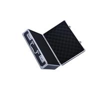 wisoolkic Estuche de transporte eficiente, estuche de seguridad para exhibición equipos, organizador liviano aleación aluminio para herramientas esenciales, caja herramientas multifuncional, caja
