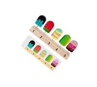 wisoolkic Helado de simulación con Juguete de para Madera. Herramienta imaginativa y Divertida para fomentar Las Habilidades comunicación los niños a través del Juego Roles. El Juego Helados,